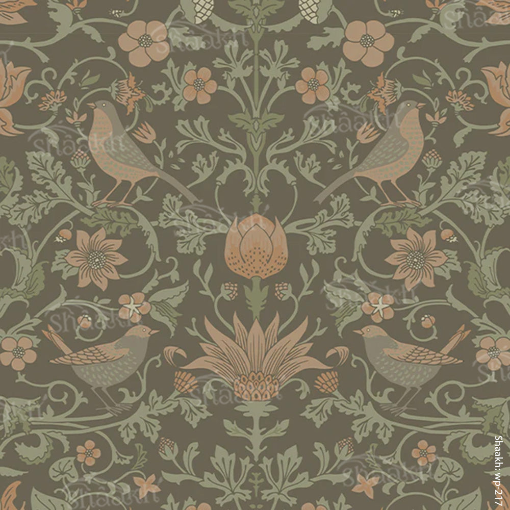 Enchanting Birds (Serene) Wallpaper | WP 217