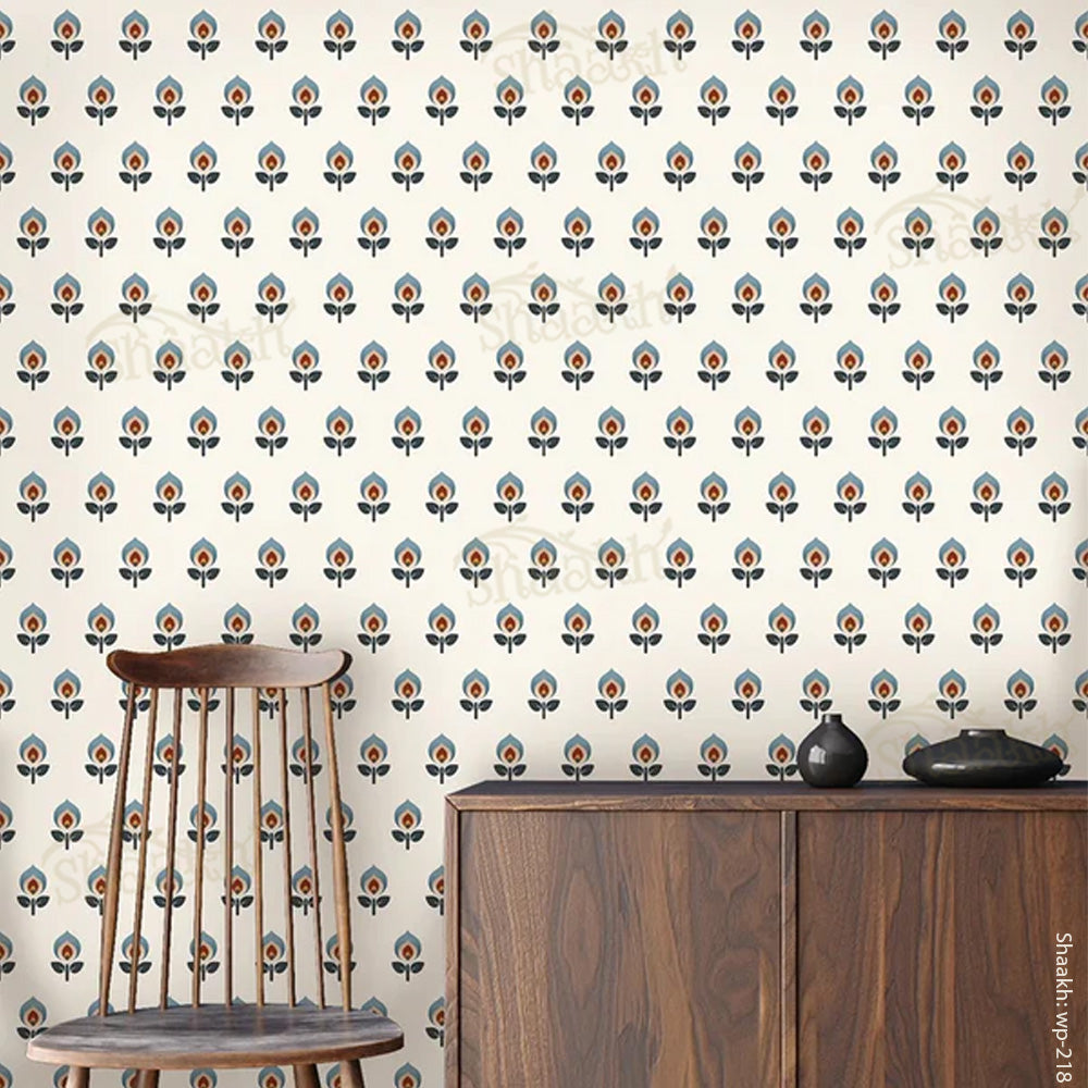 Mayur Motif Wallpaper | WP 218