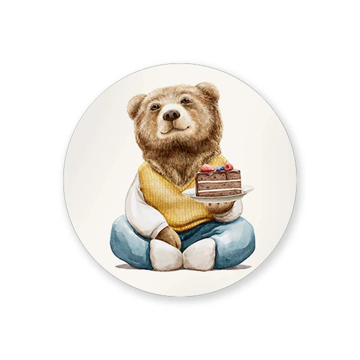 B’day Bear Wall plate | RWA 081