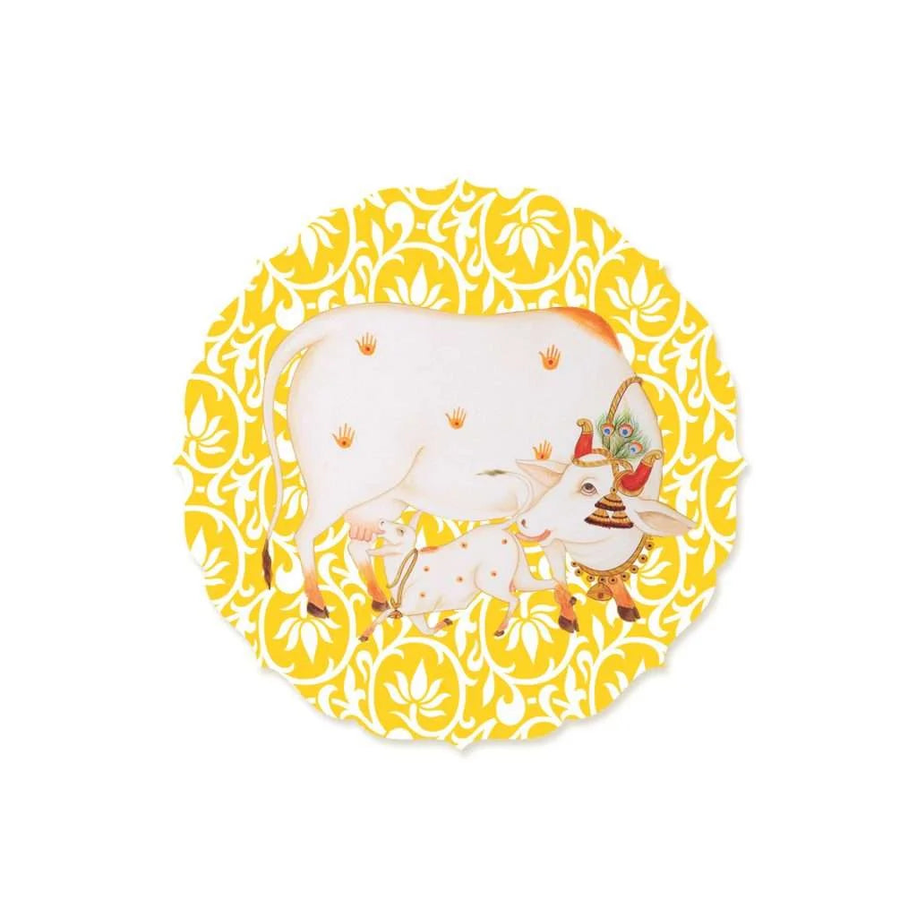 Pichwai theme wall plates | RWA 042