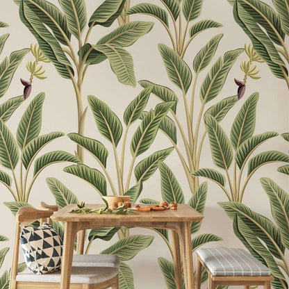 Tall Slender Palm Leaves Wallpaper | WP 141