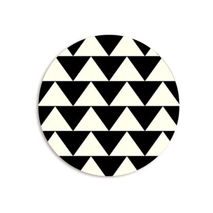 Black & White Triangle Trivets | CST 003 (set of 2)