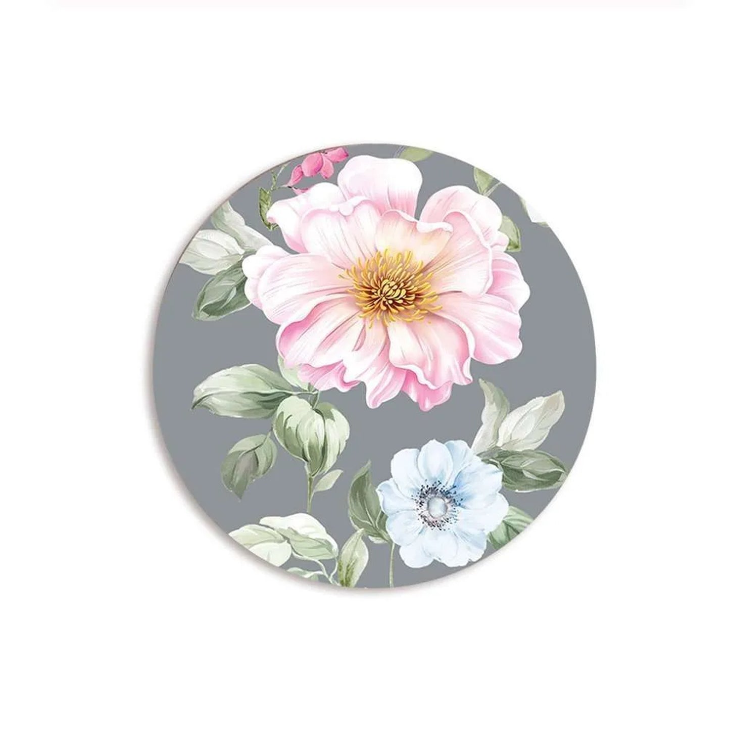 Watercolor Flowers, leaves and buds Trivets | CST 024 (set of 2)