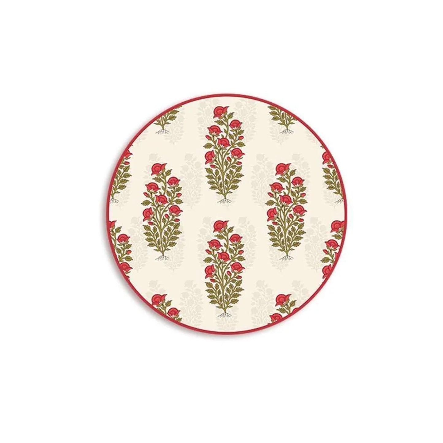 Mughal Motifs with ethnic border Trivets | CST 027 (set of 2)