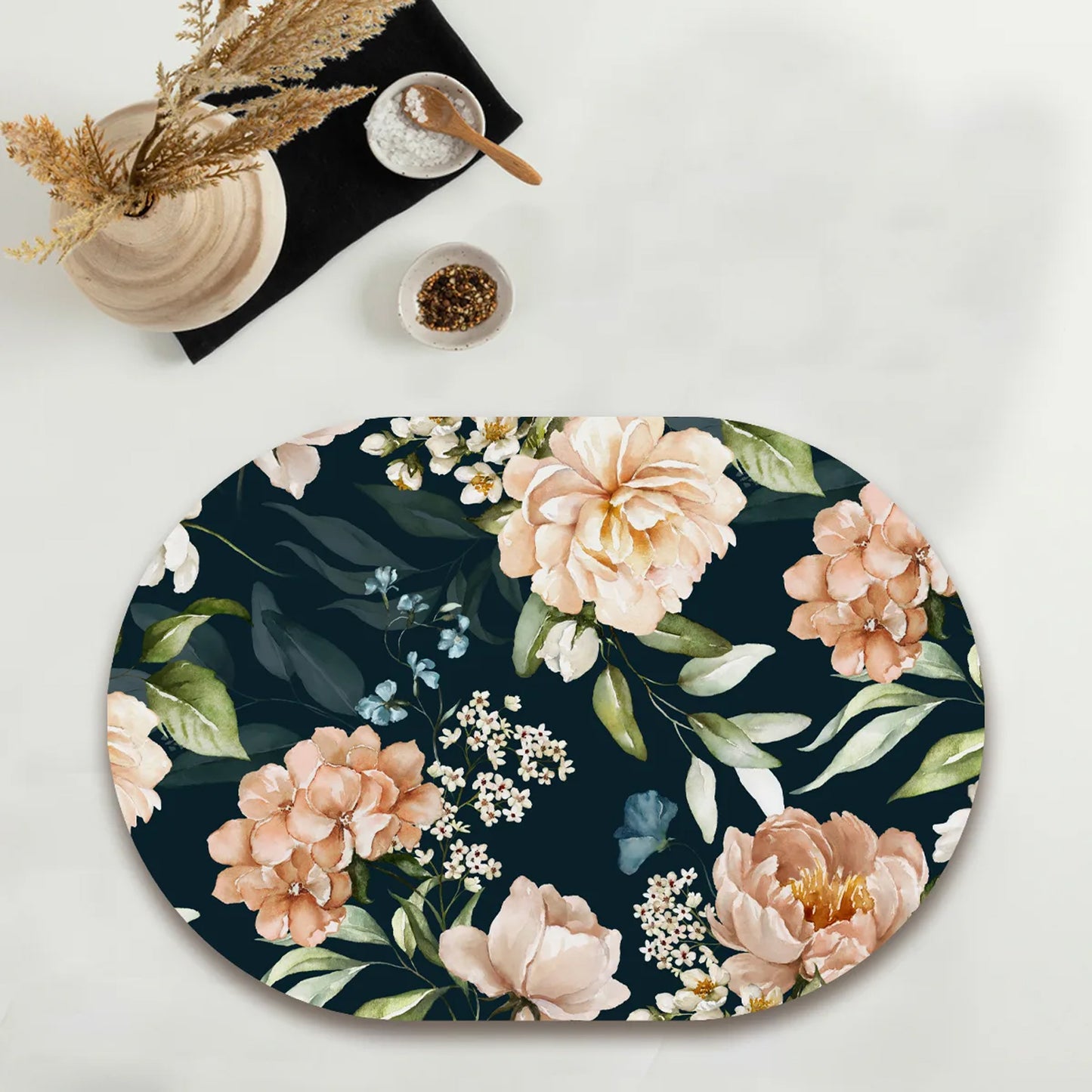 Midnight Blossoms Tablemats | TM 100 (set of 2)