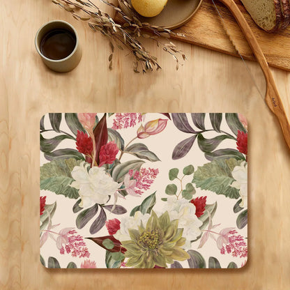 “Exotic Blooms” Table Mat | TM 019 (set of 2)