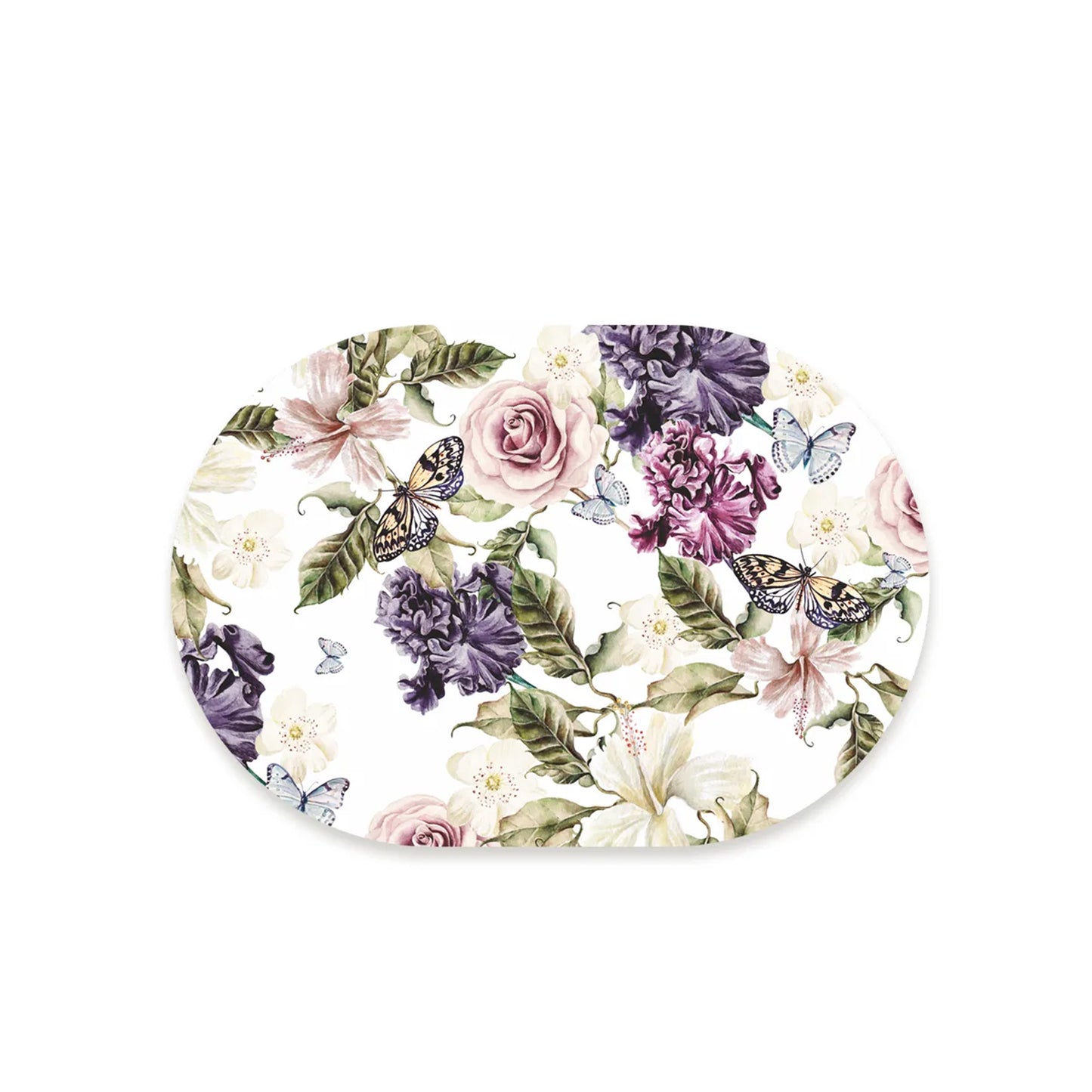 Iris and Hibiscus Flowers Tablemats | TM 015 (set of 2)