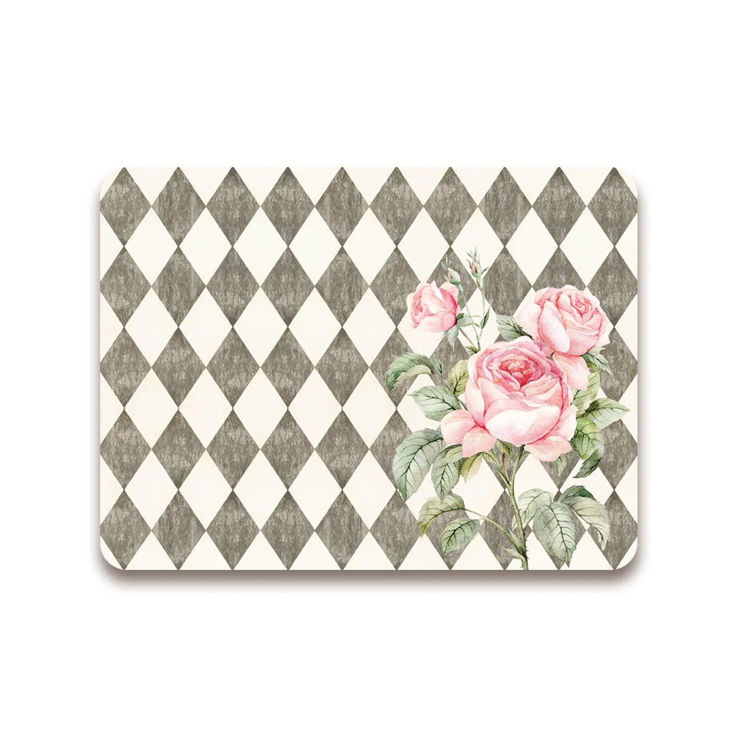 Pink Roses on Vintage Background Tablemats | TM 093 (set of 2)