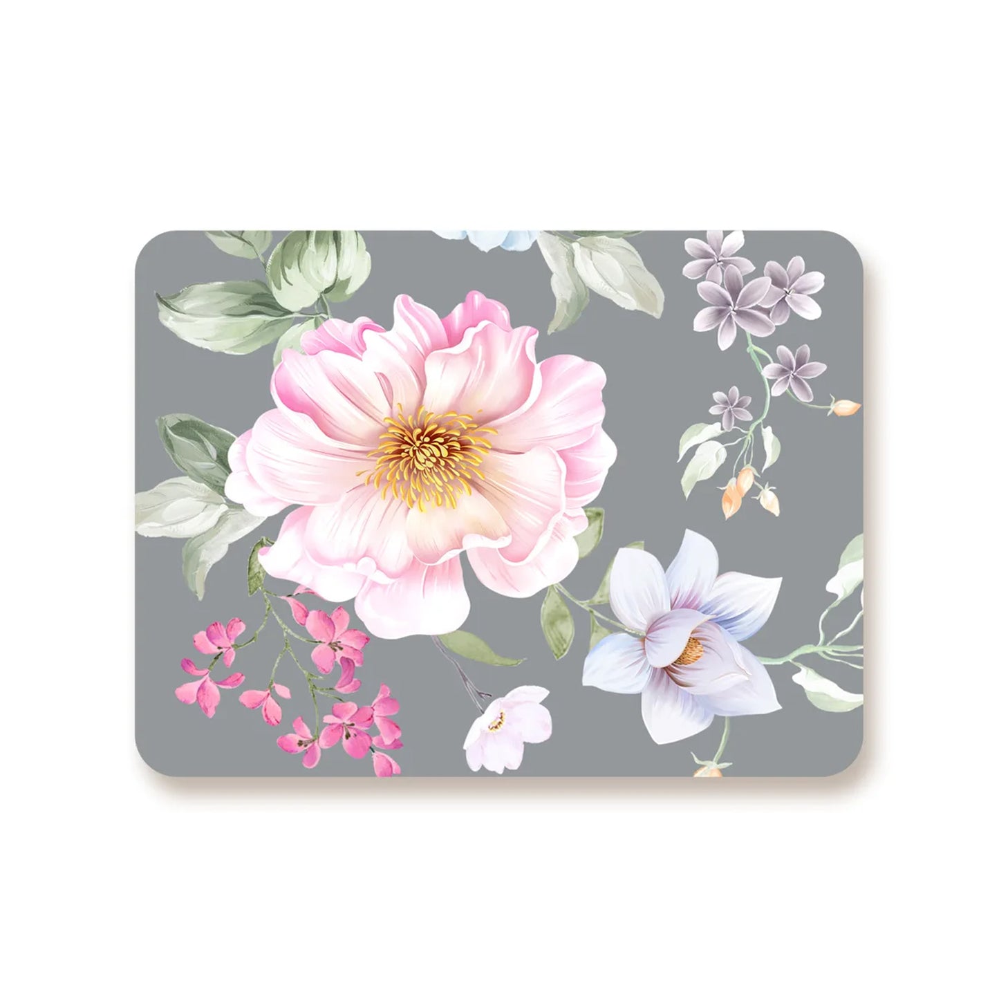 watercolor Flowers,leaves and buds Table Mat | TM 029 (set of 2)