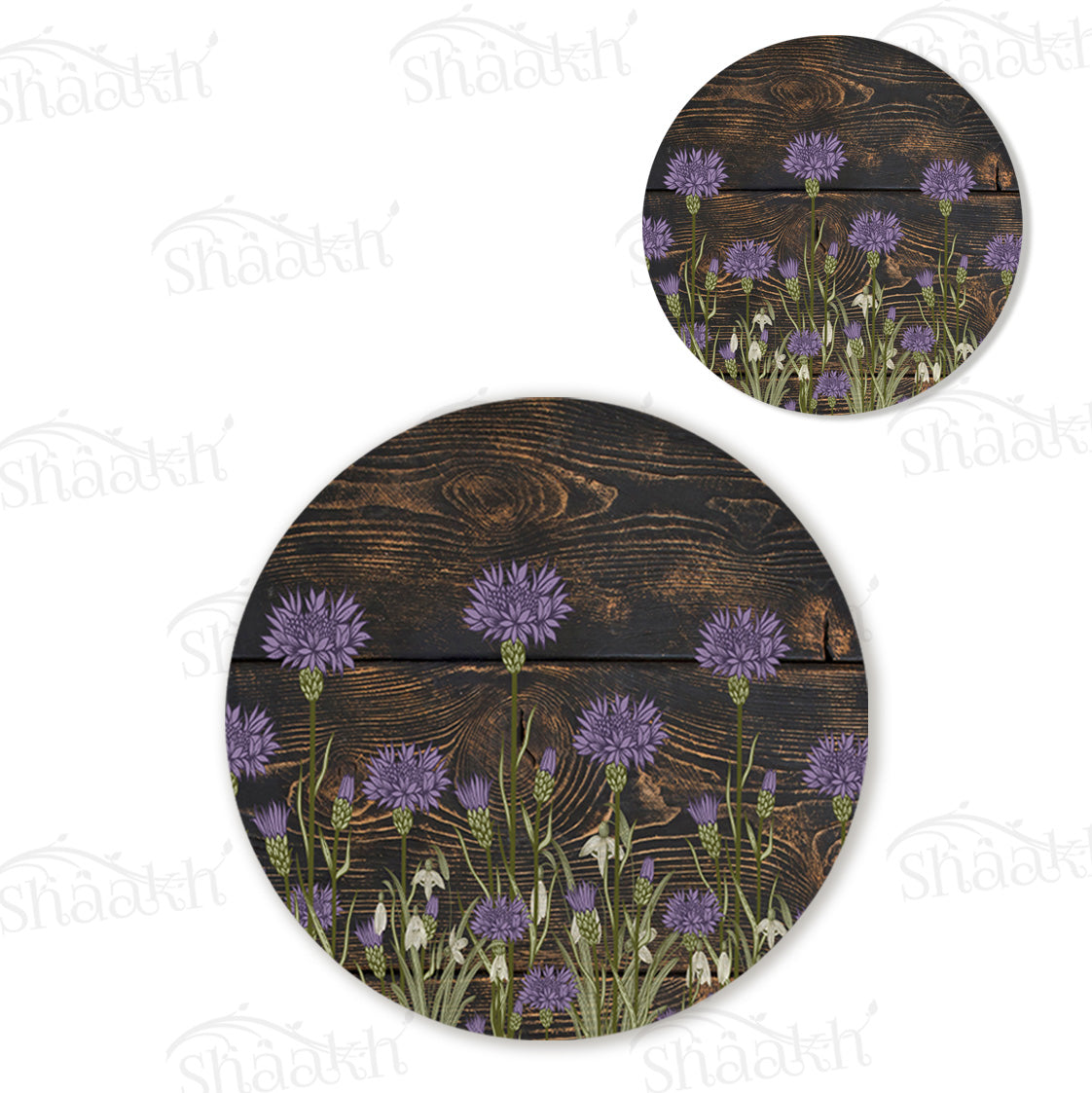 Lavender Grove Coordinated Set | TWC 117 (8 Mats, 4 Trivets)