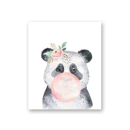 Cute Panda Canvas