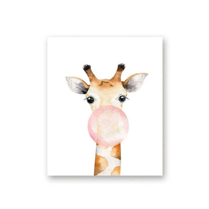 Cute Giraffe Canvas