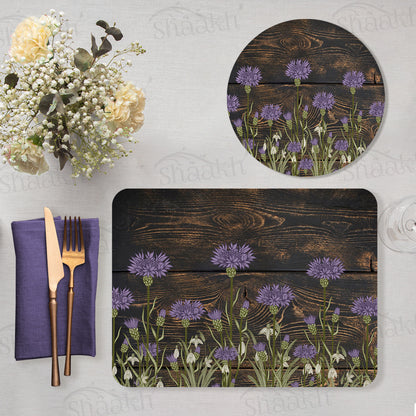 Lavender Grove Coordinated Set | TWC 117 (8 Mats, 4 Trivets)