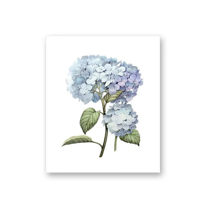 Hydrangeas Flowers Canvas