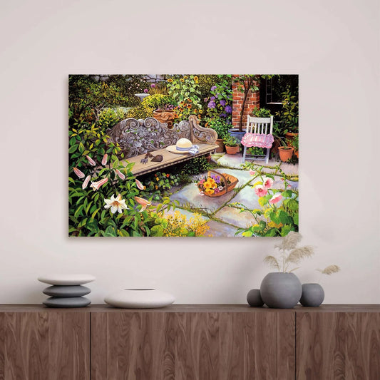 Garden in Full Bloom Canvas