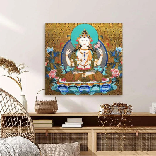 Buddha Thangka Canvas