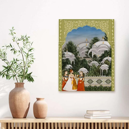 Mughal Gardens Canvas