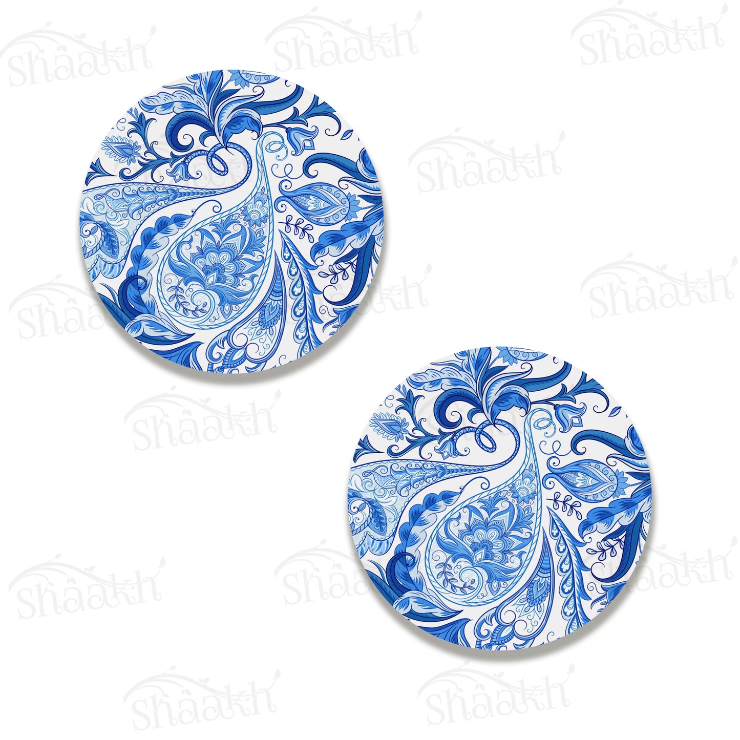 Blue Paisley Coasters | CT 1133