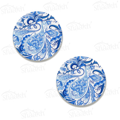 Blue Paisley Coasters | CT 1133