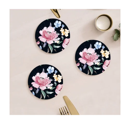 “Playful Floral” Coasters CT 1008