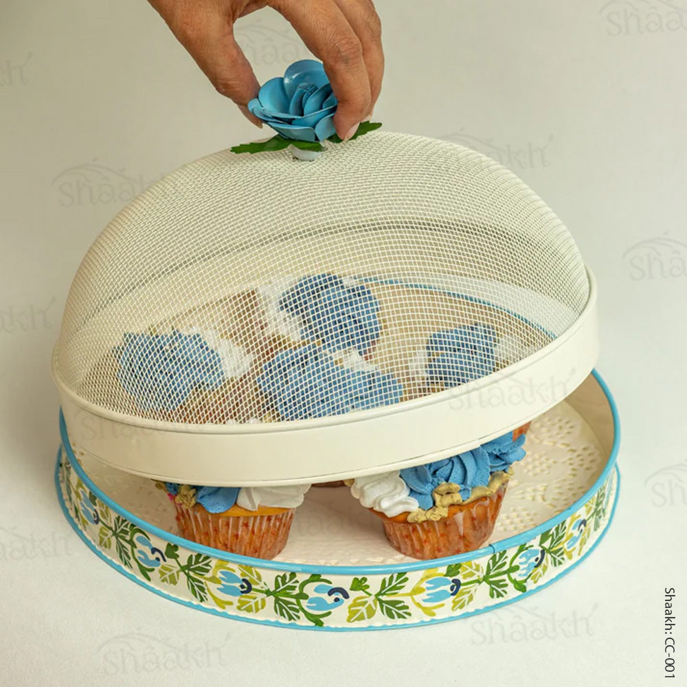 Parisian Blue Cake Cover | CC-001