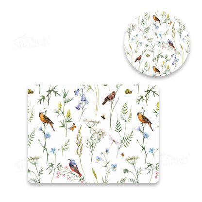 Chirping Around Coordinated Set | TWC 096 (8 Mats, 4 Trivets)