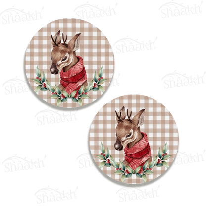 Christmas Deer Coasters | CT 1135