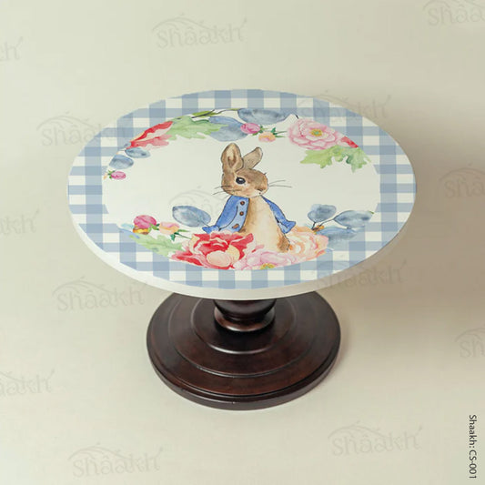 Bunny in Wonderland Cake Stand | CS-001