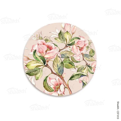 Branches laden with Spring Flowers Trivets | CST 013 (set of 2)