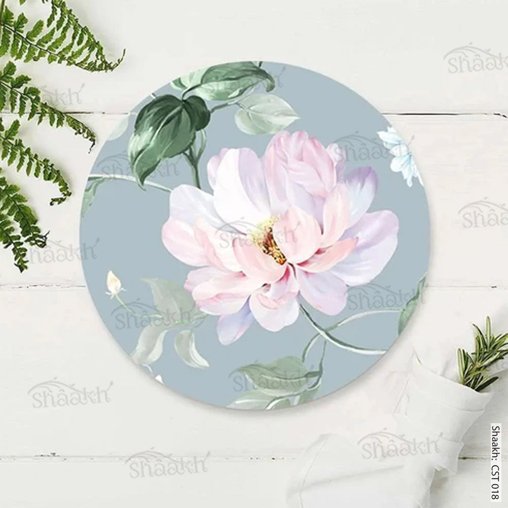 Watercolor Roses Trivets | CST 018 (set of 2)