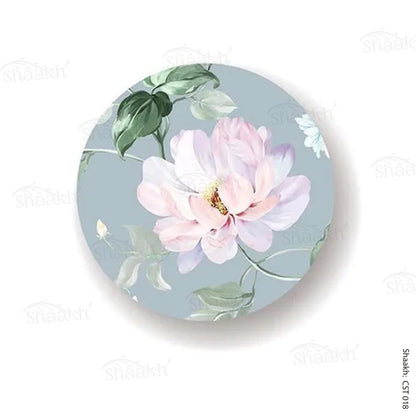 Watercolor Roses Trivets | CST 018 (set of 2)