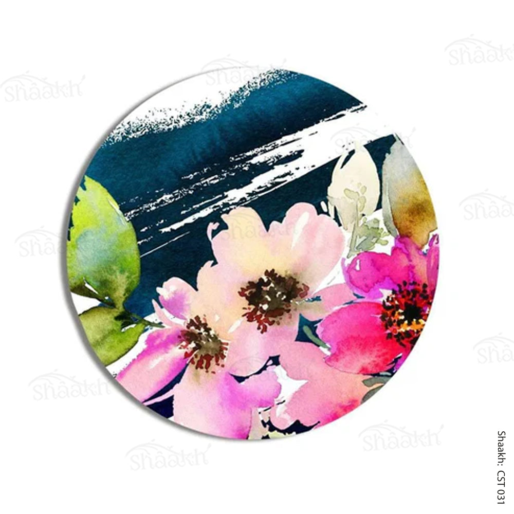 Deconstructed Flowers Trivets | CST 031 (set of 2)