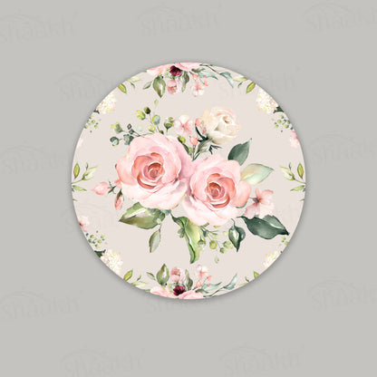 Watercolor Roses Bunch Trivets | CST 044 (Set of 2)