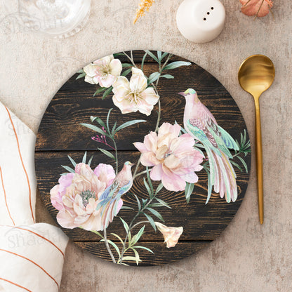 Exotic Birds and Flowers Trivets | CST 081 (Set of 2)