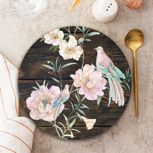 Exotic Birds and Flowers Trivets | CST 081 (Set of 2)