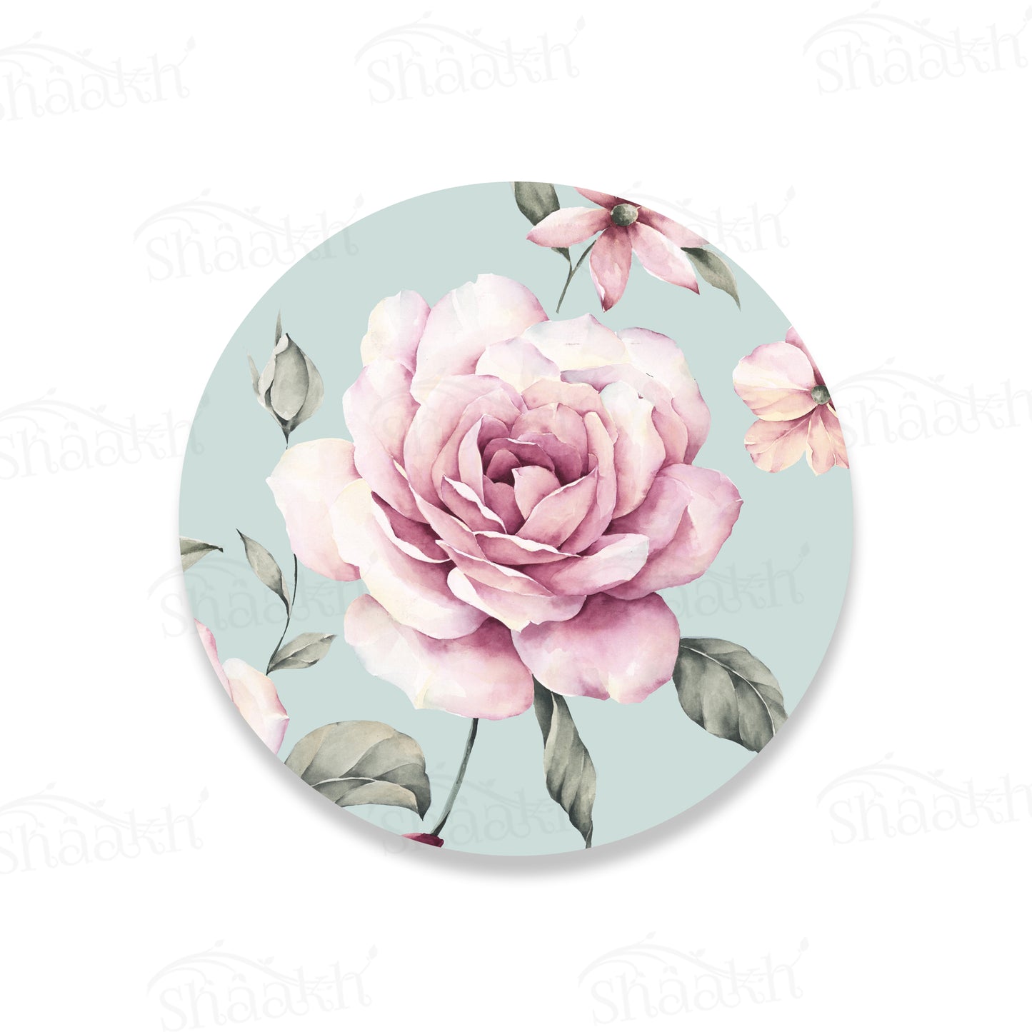 Pale Pink Roses Trivets | CST 019 (Set of 2)