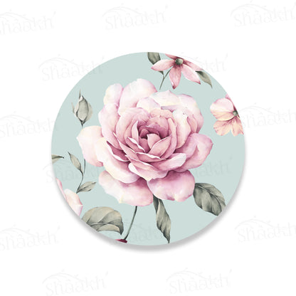 Pale Pink Roses Trivets | CST 019 (Set of 2)