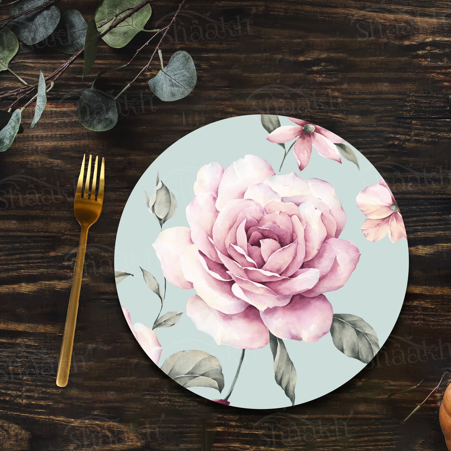 Pale Pink Roses Trivets | CST 019 (Set of 2)