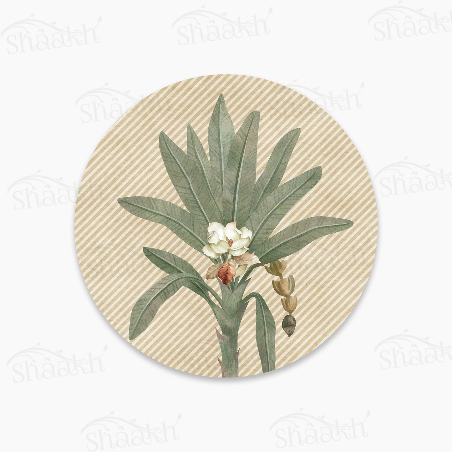 The Tropical Palm Trivets | CST 028 (Set of 2)