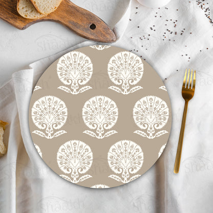 Ottoman Flower (Striped) Trivets | CST 045 (Set of 2)