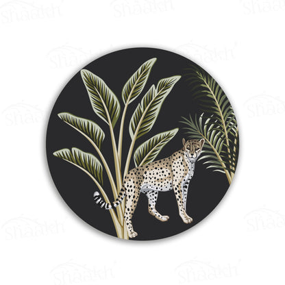 The Royal Leopard in Jungle Trivets | CST 052 (Set of 2)