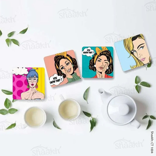 “Pop Art” Coasters CT 1004