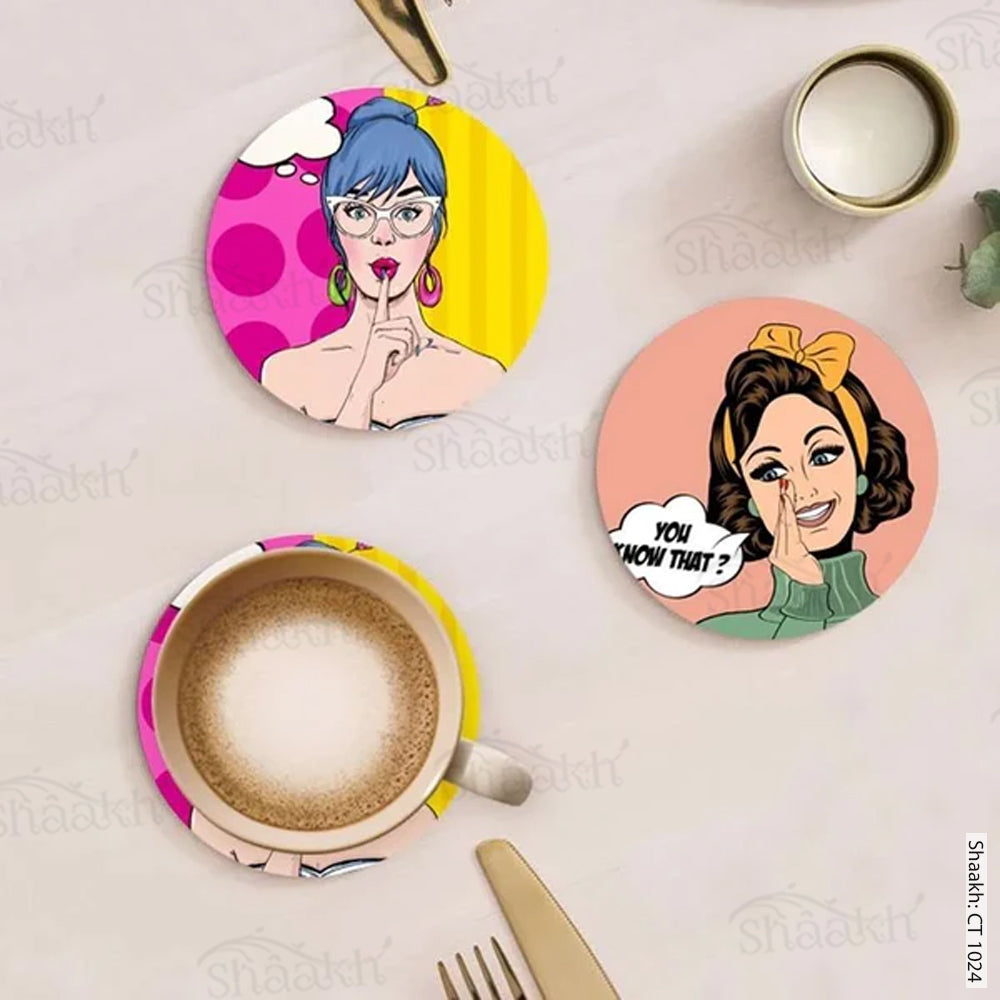 “Pop Art” Coasters CT 1024 – Shaakh