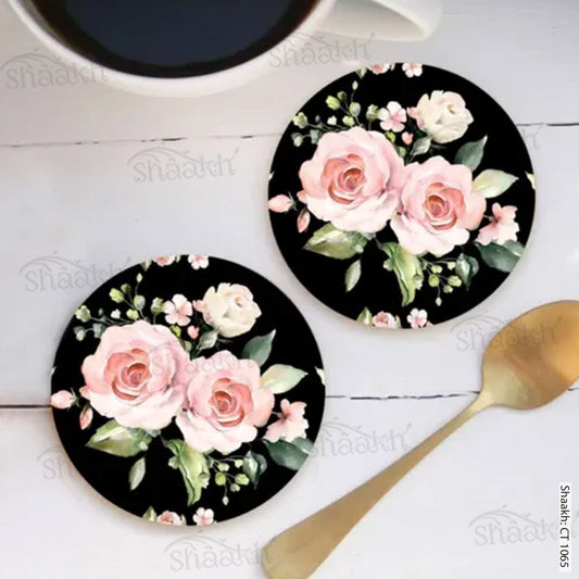 Watercolor Roses Coasters CT 1065