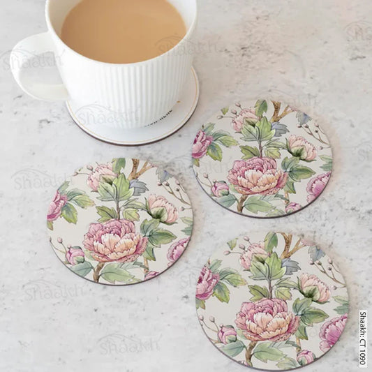 “Oriental Peonies” Coasters | CT 1090