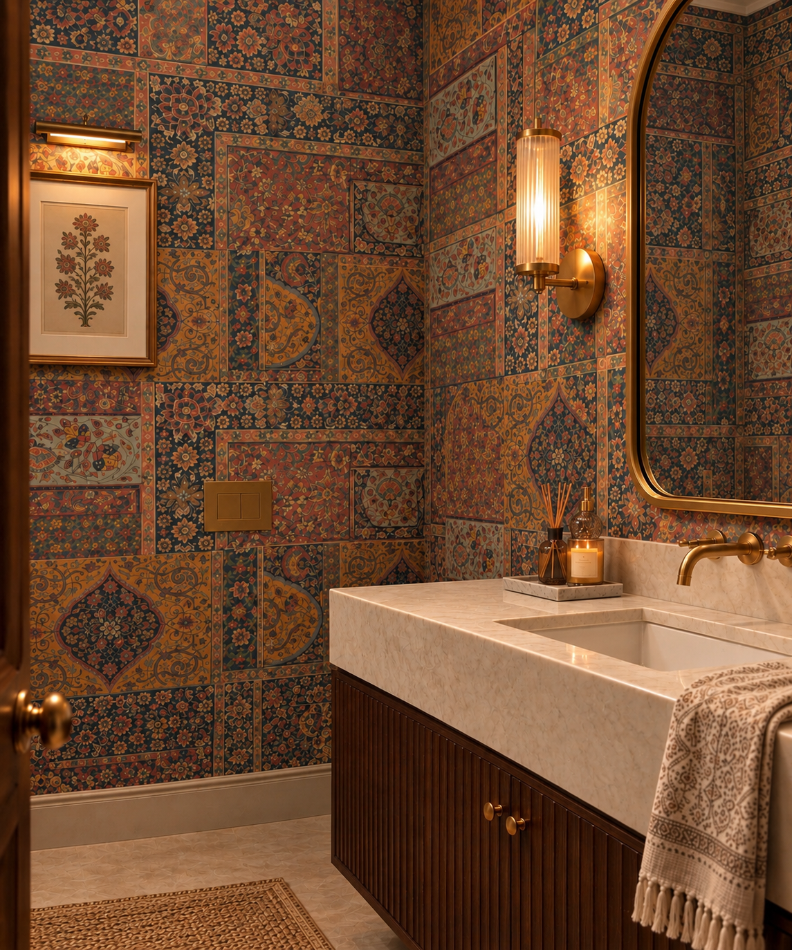 Persian Carpet Print Wallpaper | WP 120