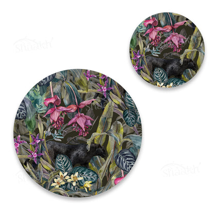 Dramatic Foliage Coordinated Set | TWC 098 (8 Mats, 4 Trivets)