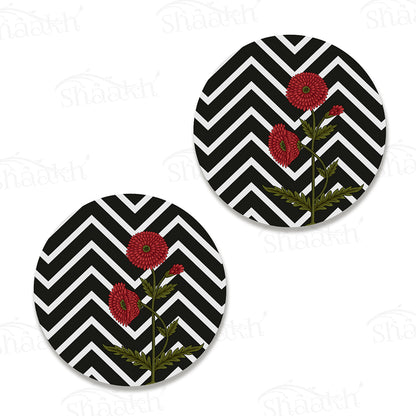 Ehtnic Poppy With Modern Twist Coasters | CT 1138