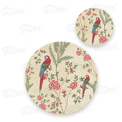 Exotic Chinoiserie Coordinated Set | TWC 084 (8 Mats, 4 Trivets)