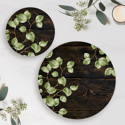 Nature Inspired Coordinated Set | TWC 038 (8 Mats, 4 Trivets)